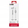 Adattatore Apple Lightning jack 3,5 mm MM, lunghezza 1 mt, colore bianco