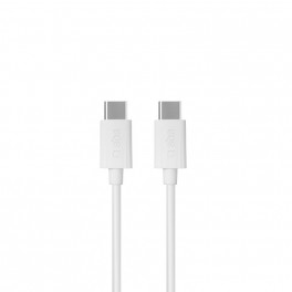 Cavo 60W USB-C - USB-C 1,5mt BIANCO ** Realizzata in plastica riciclata certificata GRS **