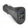 Mini caricabatterie da Auto 12/24V 2400 mAh fast charge, 2 uscite USB