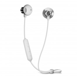 Auricolare wireless semi in ear, tasti per la risposta, colore bianco