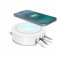 CHARGING STATION 4 PORTE + WIRELESS 15W BIANCO