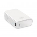 Powerbank 10.000 mAh 2xTYPE C + USB 10W COLORE BIANCO**