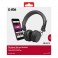 CUFFIE DJ STEREO BLUETOOTH V 3.0 NERO