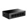 SWITCH 5 PORTE GIGABIT METALLICO STRONG NERO