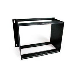 SUPPORTO RACK PER MODULI 498MM       Supporto a parete da 5U di altezza, per fissaggio a muro, consente di ospitare piccole cent