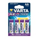 BATTERIA STILO VARTA LITIO AA PROF. "VIOLA" 1,5V