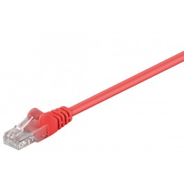 CAT 5e cavo patch - rete U/UTP, rosso