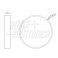 Plafoniera Led 16W 4000K Bianca 230Vac
