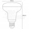 Lampadina led R50 6W E14 3000K