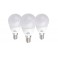 KIT 3 LAMPADINE  MINI GOCCIA E14 5W CALD LUCE CALDA 3000°K