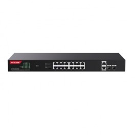 SWITCH POE G1120P-16-250W UNMANAGED Switch ethernet non gestito con 16 porte poe 250w