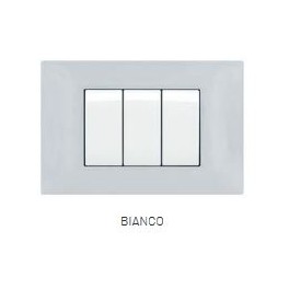 PLACCA TECNOPOL. GEM 6002-01 2P BIANCO