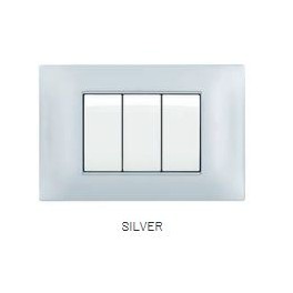 PLACCA TECNOPOL. GEM 6002-09 2P SILVER