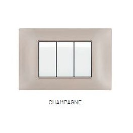 PLACCA TECNOPOL. T2 6002-13 2P CHAMPAGNE