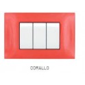 PLACCA TECNOPOL. T2 6002-15 2P CORALLO