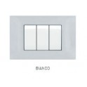 PLACCA TECNOPOL. GEM 6003-01 3P BIANCO