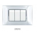 PLACCA TECNOPOL. T2 6004-06 4P CROMO