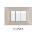 PLACCA TECNOPOL. T2 6004-13 4P CHAMPAGNE