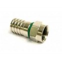 CONNETTORE F A CRIMPARE PER CAVO 6,7 MM M.R. CRIMP CONNECTOR X H325 / H399A     PREZZO SINGOLO