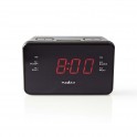 RADIOSVEGLIA Digital Alarm Clock Radio Radiosveglia digitale | LED da 0,9" | FM | 20 stazioni preimpostate | Posponi