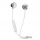 Auricolare wireless semi in ear, tasti per la risposta, colore bianco