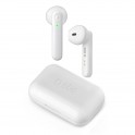 Auricolari Stereo Wireless TWS TWIN HOP, con base di ricarica da 300 mAh e comandi integrati, colore bianco