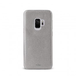 Puro Cover PC+TPU Shine per Samsung Galaxy S9 5.8" Argento