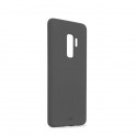 Puro Cover in Silicone Liquido con interno in microfibra  per Samsung Galaxy S9+ 6.2" Grigio