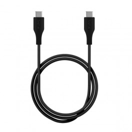 Cavo in TPE "Plain"  Type-C A TYPEC 1M Cavo in TPE "Plain" da USB Type-C a Type-C USB 2.0, 1m Nero