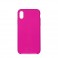 Puro Cover in Silicone Liquido con interno in microfibra per iPhone X 5,8" Rosa