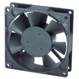 VENTILATORE 92X92  12 VOLT VENTILATORE ASSIALE SUPPORTO BRONZINE 92X92X25.4 MM