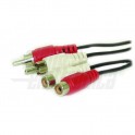 CAVO 2SPINE RCA A 2PRESE RCA 1.5M POLYB.