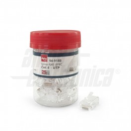 Spina RJ45 8P8C Cat.6 FTP FlexSolid 50u