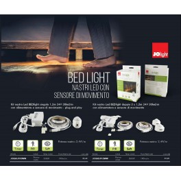 Kit 2 nastri led con sensori PIR 3000K