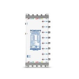 Multiswitch Passante 5 cavi 8 derivate Terr. 16UB -20dB ibrido