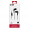 Auricolare in-ear con tasto alla risposta, Jack 3,5 mm , blister Pack , colore Nero