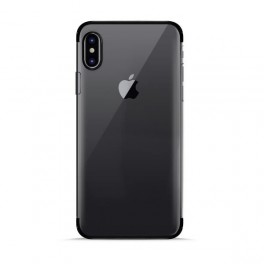 Puro Custodia"Verge" per iPhone X 5.8" Nero